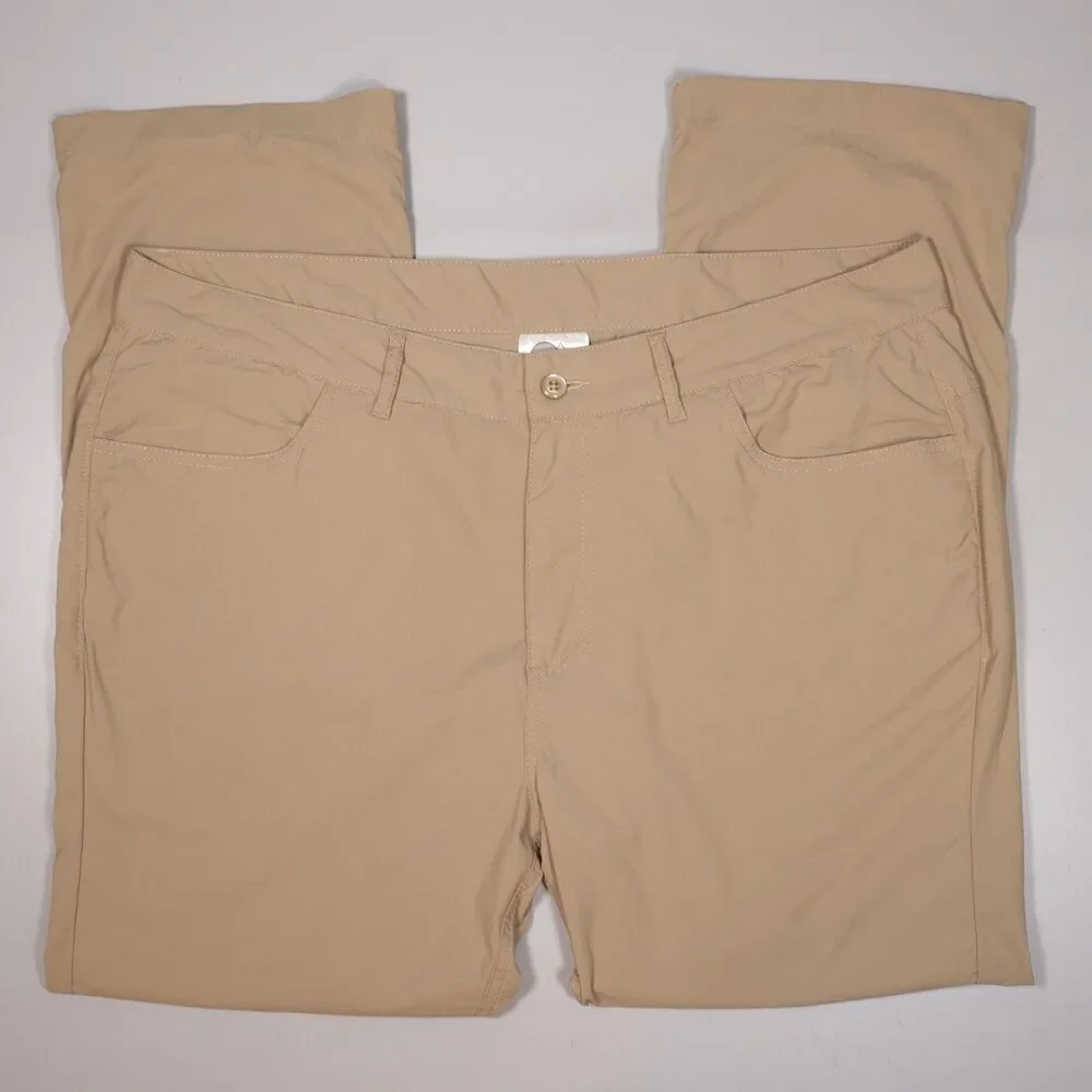 Clothing Arts Pants Mens 40x29 Beige Pick Pocket Proof  Explorer Travel Chino